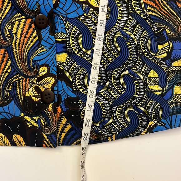 NWT Harve Bernard structured blue floral blazer size 16 - Picture 10 of 15